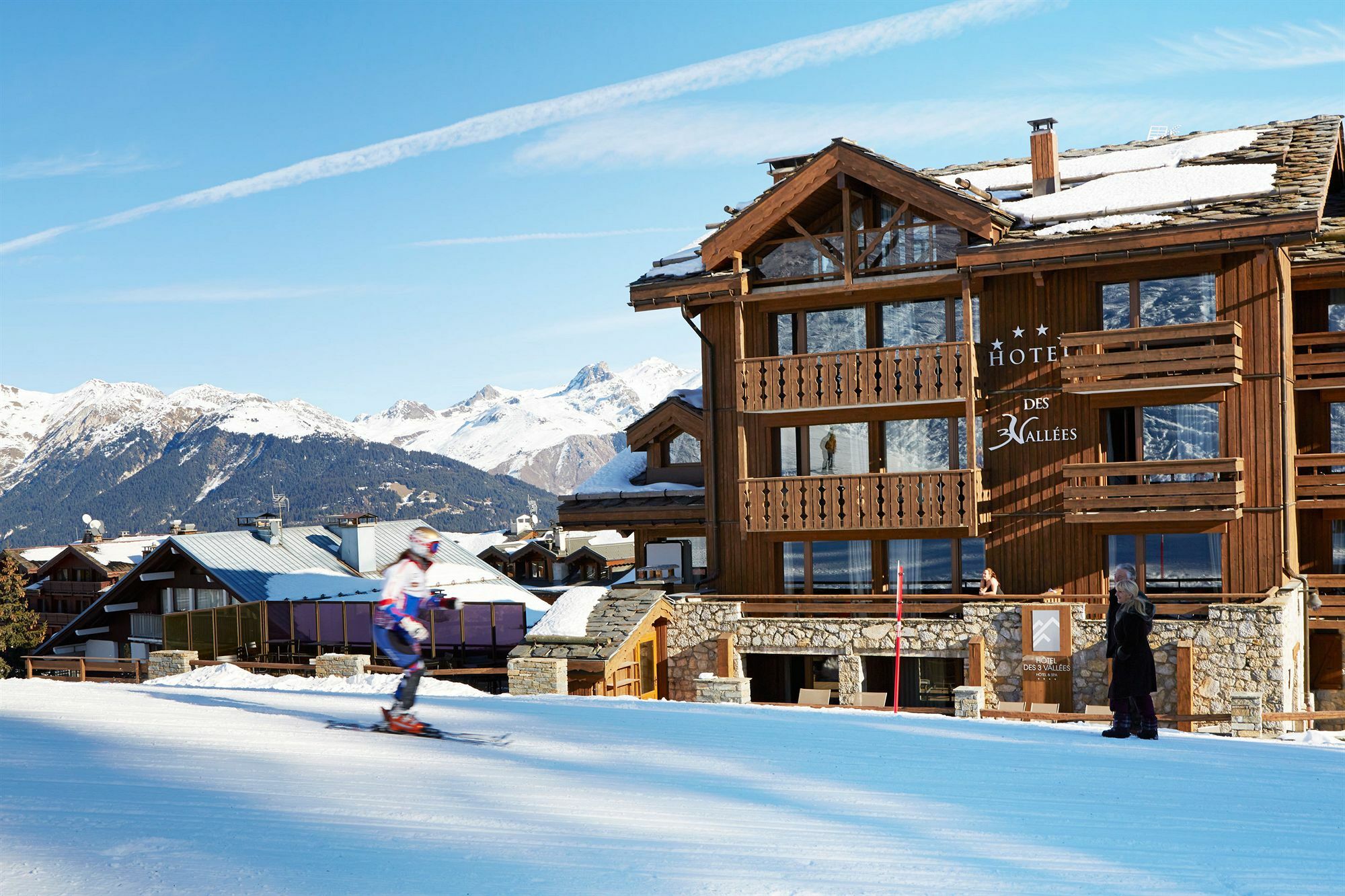 Hotel Des Trois Vallees Courchevel Eksteriør bilde